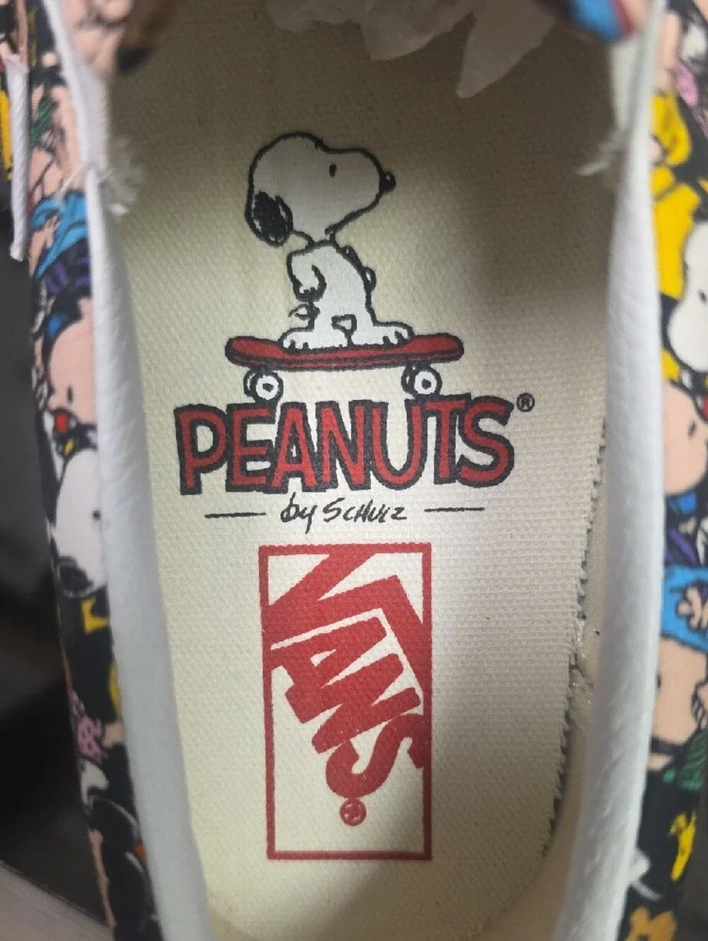 Vans x Peanuts The Gang Classic Slip-On Men’s 8.5 Women’s 10 New
